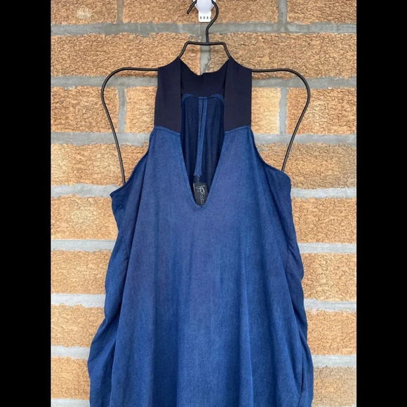 Zero + Maria Cornejo denim dress size 4 - Picture 3 of 11